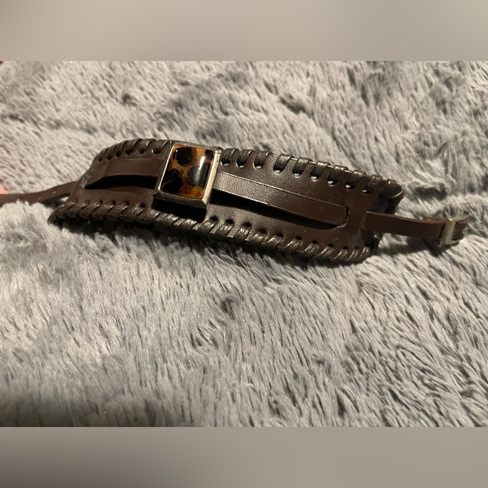 Dark brown cuff bracelet